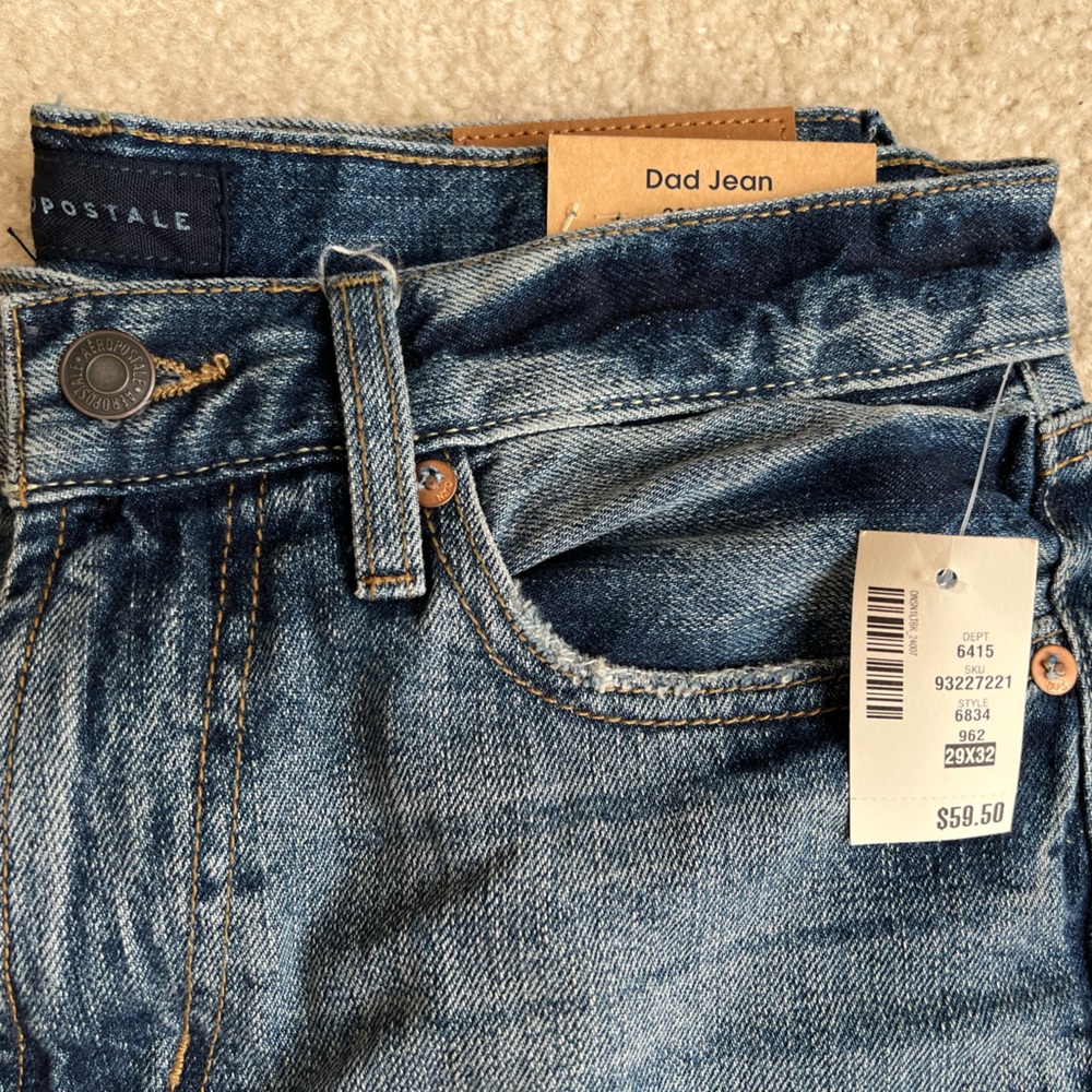 Mens aeropostal dad jeans 29x/32l - Picture 3 of 5